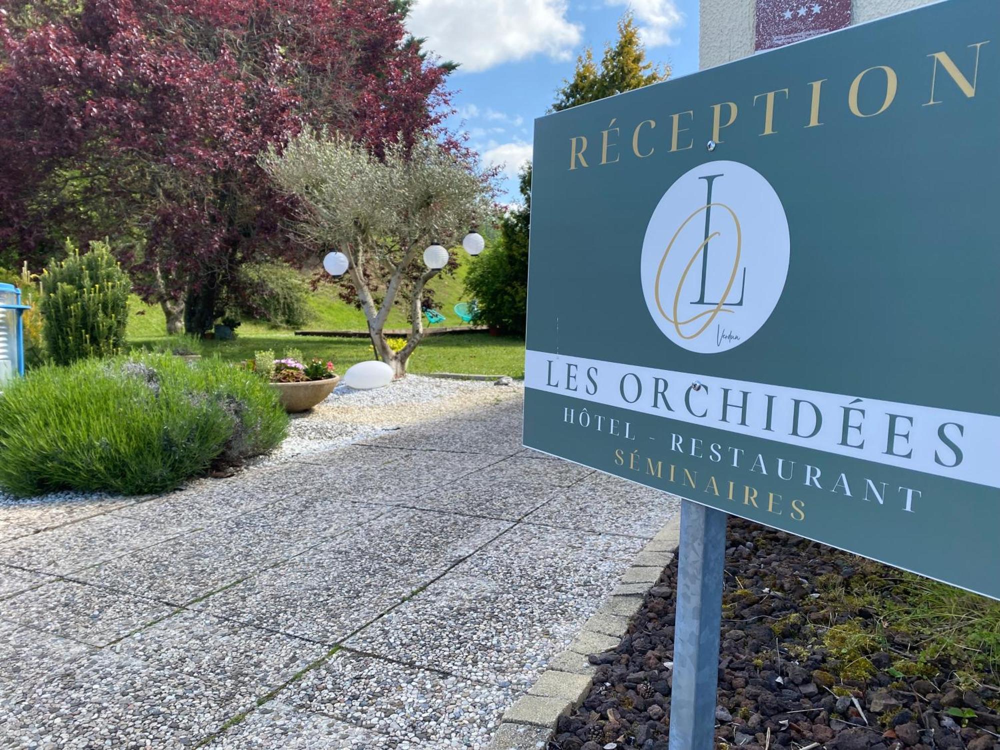 Les Orchidees , Hotel & Restaurant Верден-сюр-Мез Екстер'єр фото